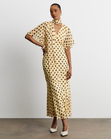 Joanna Hope Maxi Dress With Removeable Scarf