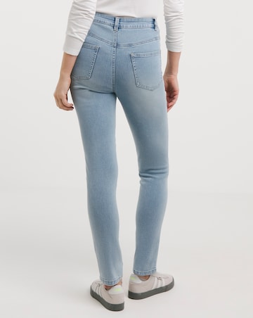 Light Blue High Waist Super Soft Slim Leg Jean