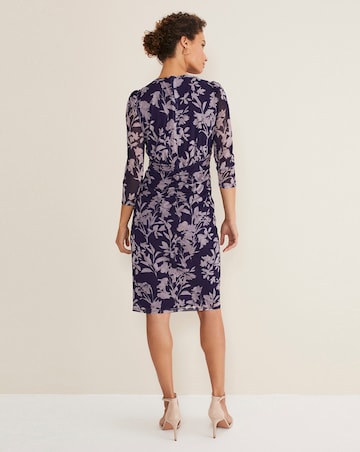 Phase Eight Vera Floral Mesh Dress