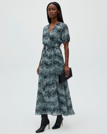 Religion Animal Maxi Wrap Dress