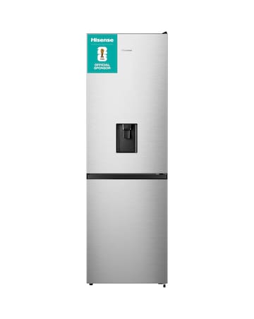 Hisense RB390N4WCE Fridge Freezer Silver- E Rated 186 CM