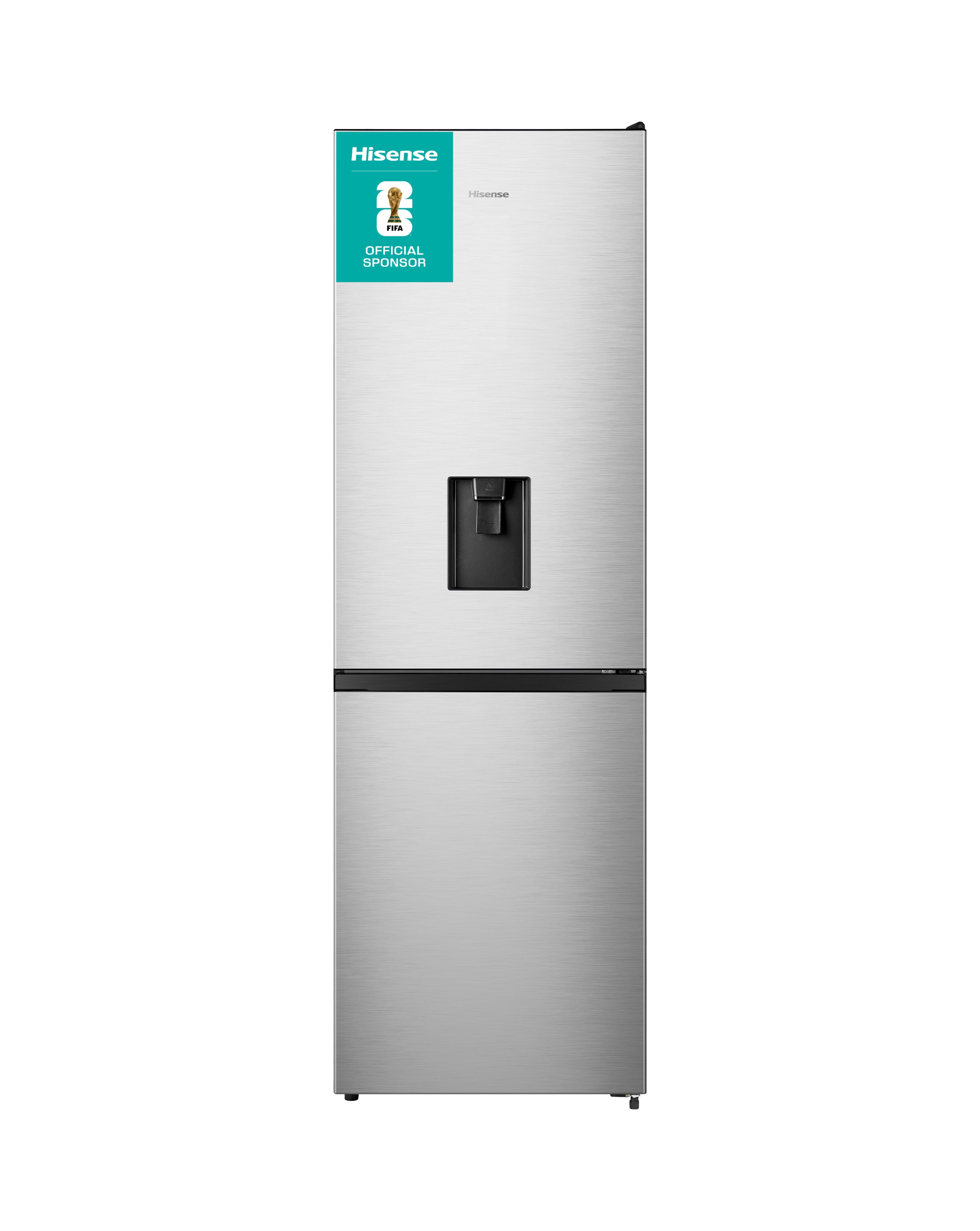 Hisense RB390N4WCE Fridge Freezer Silver- E Rated 186 CM