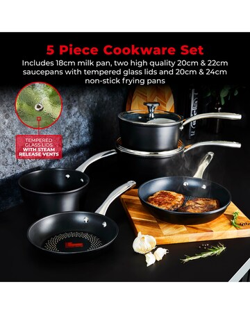 Tower Smart Start Ultra Forged 5 Piece Pan Set