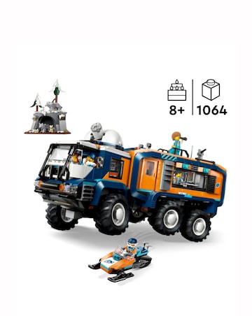 LEGO City Arctic Explorer Science Lab Truck STEM Toy Building Set 60471