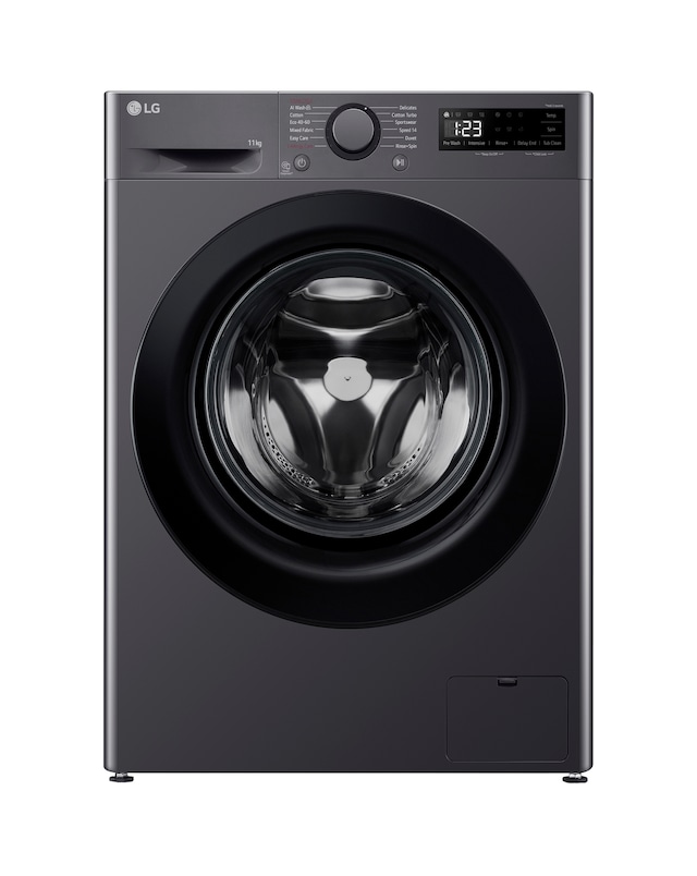 LG TurboWash F4Y511GBLN1 11kg Washing Machine - Slate Grey + Install