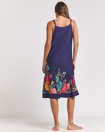 Pretty Secrets Viscose Floral Border Nightie