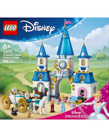 LEGO Disney Princess Cinderella's Castle & Horse Carriage 43275