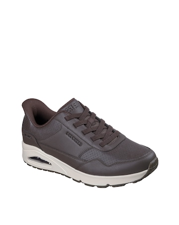 Skechers Slip-ins Uno Banksia Luxe Trainer - Brown