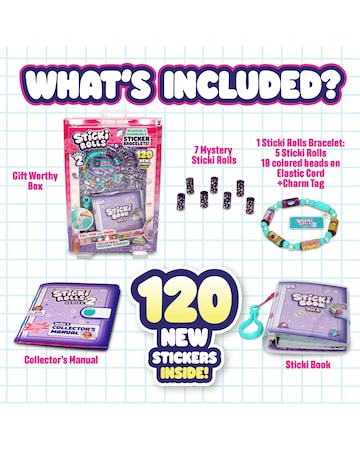 Sticki Rolls Series 2 Sticki Book Pack