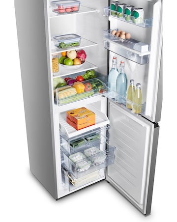 Fridgemaster MC55240DES Fridge Freezer with Water Dispenser- E Rated 175 CM