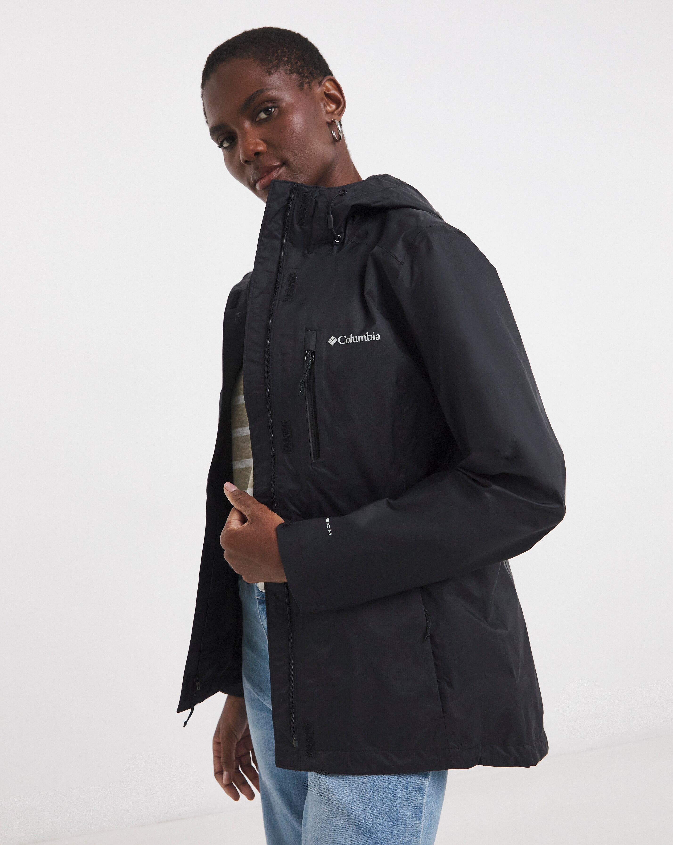 ジャケット・アウター J.L-A.L sound sports windbreaker L Columbia Packable Pouring Adventure III Waterproof Jacket | JD