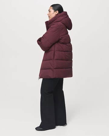 Mango Double Zip Hooded Puffer Coat