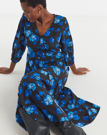 Button Through Tea Dress