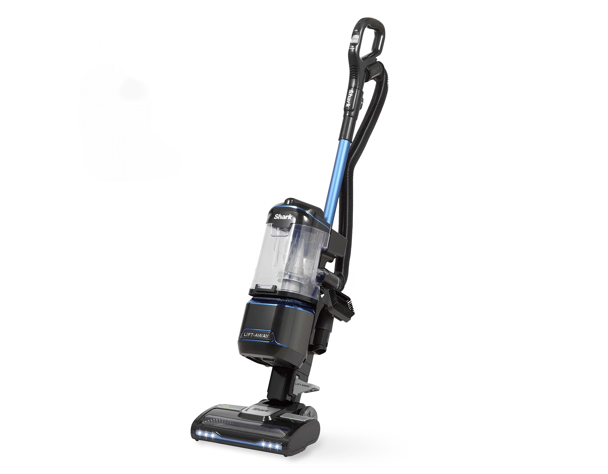 A Shark corded vacuum cleaner
