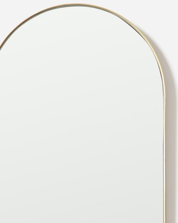 Gold Slim Arched Leaner Mirror