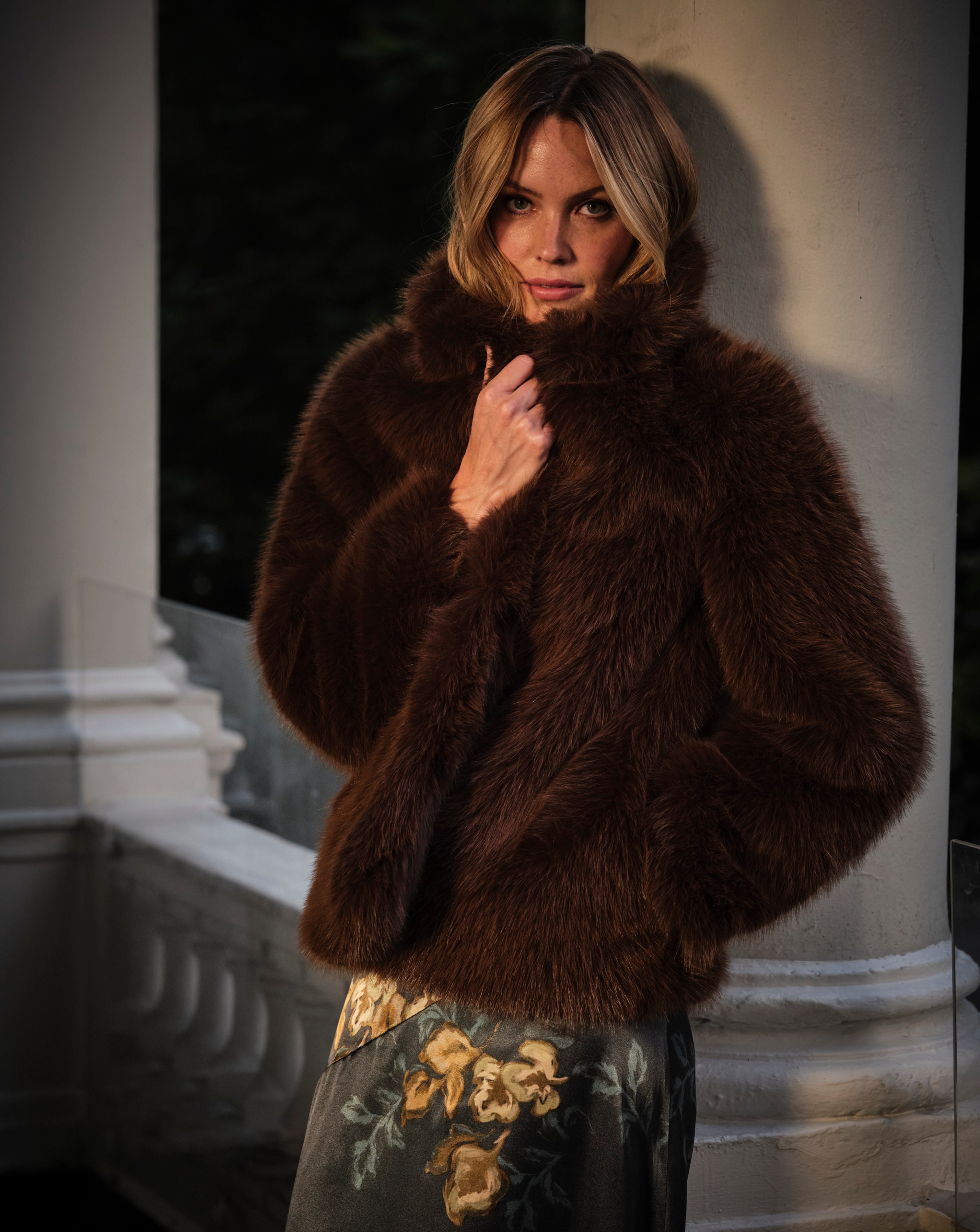 FatFace Celeste Faux Fur Coat | JD Williams