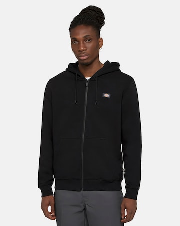 Dickies Oakport Zip Through Hoodie - Black