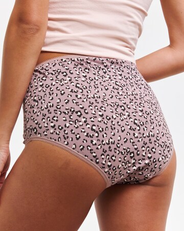 Pretty Secrets 7 Pack Cotton Full Fit Briefs - Animal