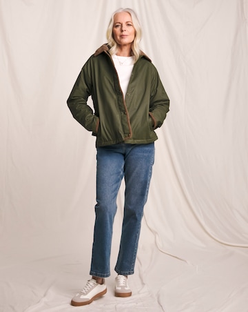 Julipa Cord Wax Look Padded Jacket