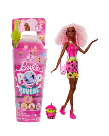Barbie Pop Reveal Bubble Tea Series Fashion Doll - Berry Bliss