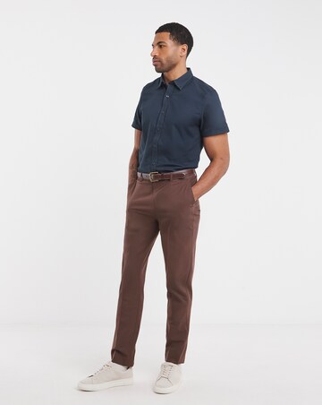 Short Sleeve Oxford Shirt Long Length