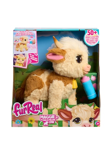 FurReal Maggie the Feed & Follow Cow