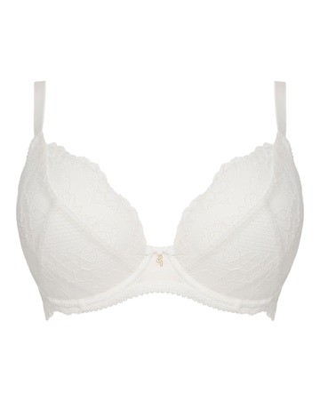 Gossard Superboost Lace NonPad Plunge Wired Bra White