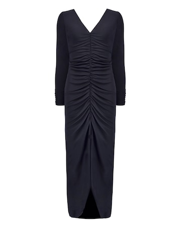 Ro&Zo Jersey Ruched Front Dress