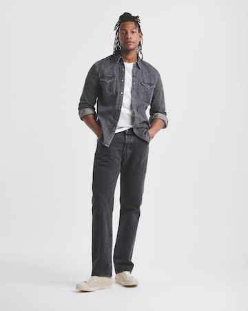 Levi's 501 Original Straight Fit Jean - Worn Black