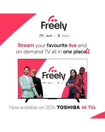 Toshiba 43UV2F53DBU 43in Smart TV 4K UHD HDR LCD Freely TV with Amazon Alexa