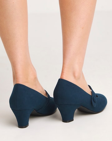 Vallie Mary Jane Heeled Shoe Wide E Fit