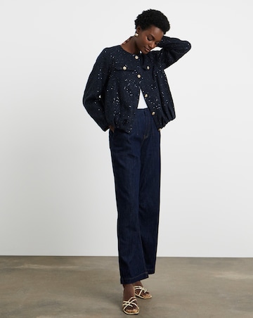 Joanna Hope Boucle Bomber Jacket