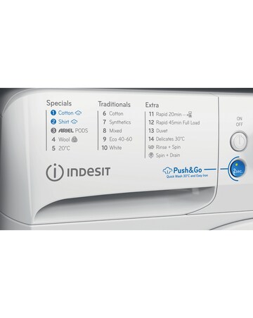 Indesit BWE 91496X WV UK 9kg, 1400rpm Washing Machine - White + Install