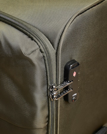 Rock Paris Medium Suitcase - Olive Green