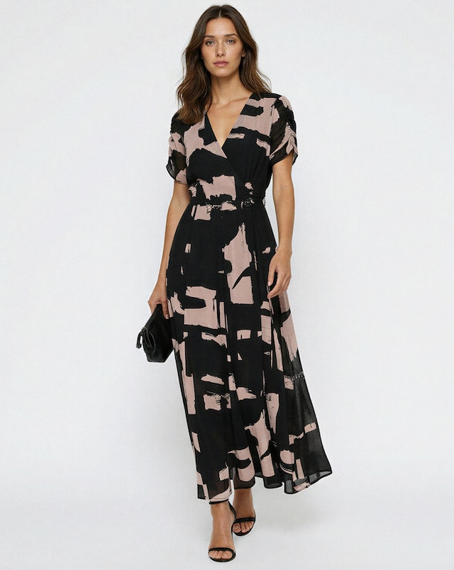 Religion Solstice Abstract Maxi Dress