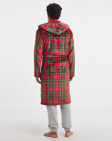 Joe Browns Fleece Check Dressing Gown
