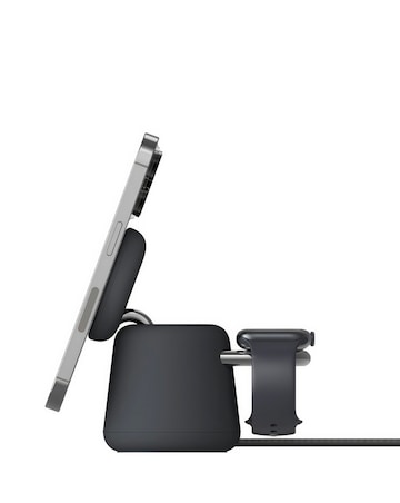 Belkin BoostCharge Pro 2-in-1 Wireless MagSafe Charging Stand - Charcoal