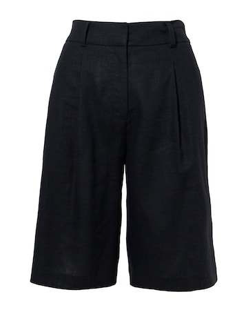 LINEN BERMUDA SHORT