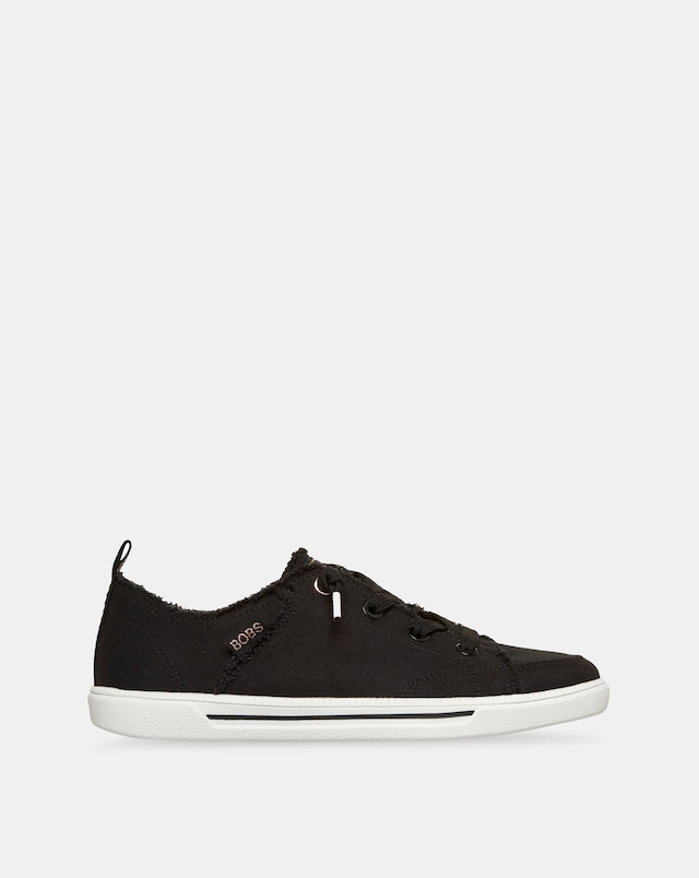 Skechers Black B Cute 2.0 Canvas Slip On Trainers - Wide Fit (E)