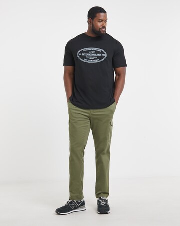 Jack & Jones York Logo T-Shirt - Black