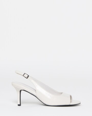 Bex Peep Toe Heel Sandals - Wide Fit (E)