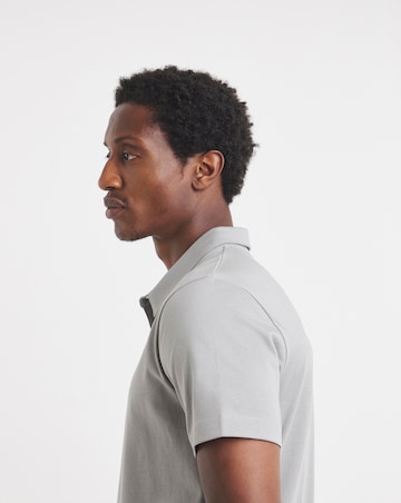 Jersey Polo Long Length-Grey