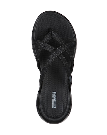 Skechers Wide Fit On The Go Dainty Toe Post Sandals