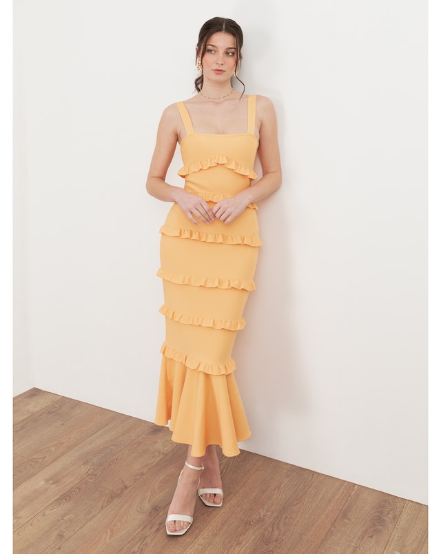 Maya Deluxe Plain Dress