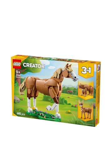 LEGO Creator 3in1 Beautiful Horse Toy Animal Building Set 31166