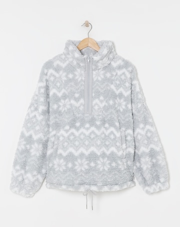 Pretty Secrets Fair Isle Snuggle Top