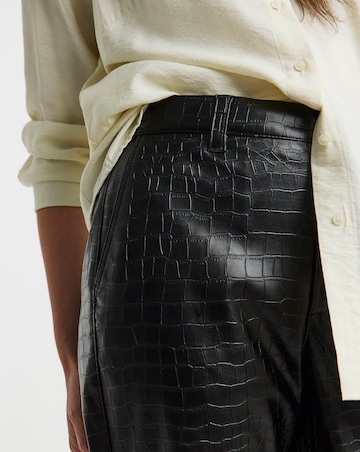 PU Croc Trouser