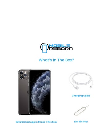 Refurbished Apple iPhone 11 Pro Max 64GB - Space Grey (Pristine Condition)