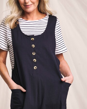 Julipa Pure Cotton Jersey Dungaree