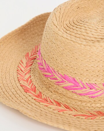 Embroidered Fedora Hat